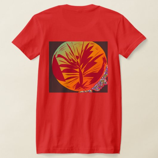 Princess Lady Moon Tシャツ (レイダウン裏面)