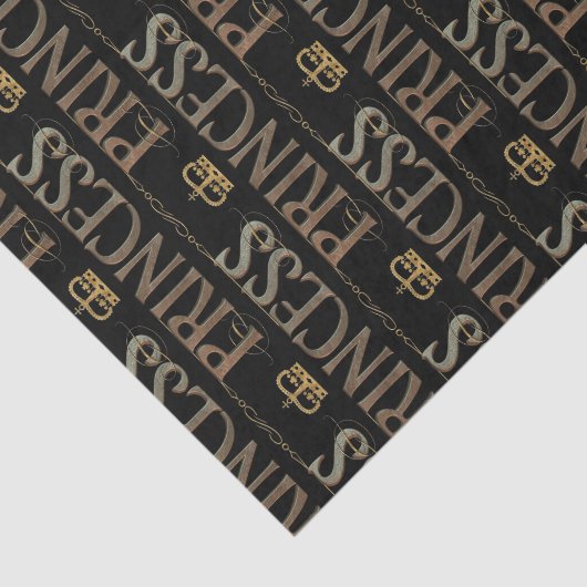 PRINCESS Lettering  - Elegant Rich Royal 薄葉紙 (詳細)