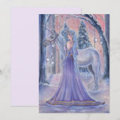 Princess Lumi with Unicorn art By Renee Lavoie (正面/裏面)