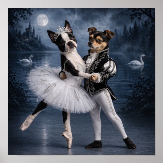 "Princess Odette & Prince Siegfried" (2) ポスター (正面)