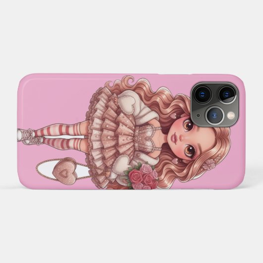 princess of hearts dall Case-Mate iPhoneケース (裏面(横))