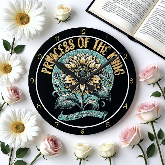 Princess of The King Art ラウンド壁時計