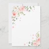 Princess Once Upon a Time Birthday Party 招待状 (裏面)