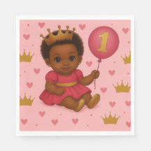 Princess Pink & Gold Baby Girl Birthday 