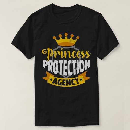 Princess Protection Agency Tiara Badge Mens Father Tシャツ (デザイン正面)