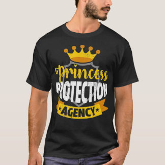 Princess Protection Agency Tiara Badge Mens Father Tシャツ