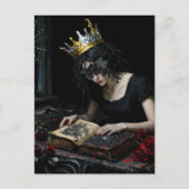 Princess Reading a Book of Magic ポストカード (正面)