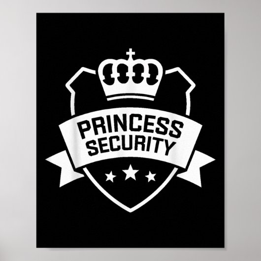 Princess Security Protection Birthday Family Boys ポスター (正面)