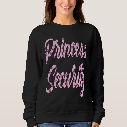 Princess Security Team Big Brother Announcement Fl スウェットシャツ (正面)