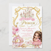 Princess Spanish Fourever a princess Invitation 招待状 (正面)
