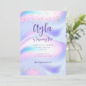 Princess Sparkles 5th Birthday Invitation  招待状 (スタンド正面)