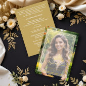 Princess Tiara Exquisite Overlay Vellum Effect XV 箔招待状