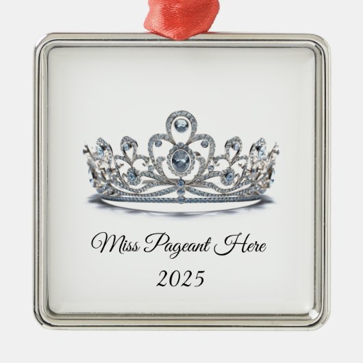 Princess Tiara Ornament メタルオーナメント (正面)