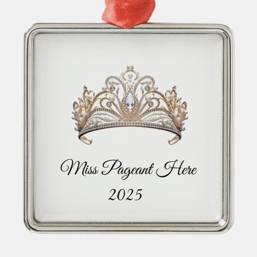 Princess Tiara Ornament メタルオーナメント (正面)