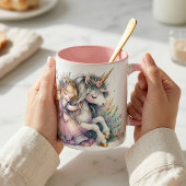 Princess Unicorn Pastel Fairytale Fantasy マグカップ