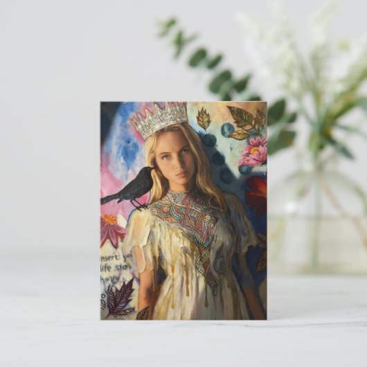 Princess With a Black Bird ポストカード (スタンド正面)