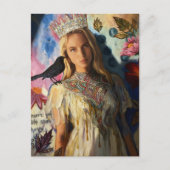 Princess With a Black Bird ポストカード (正面)