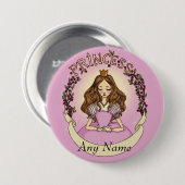 Princesse 缶バッジ (正面&裏面)