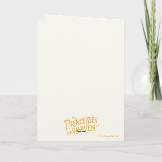 Princesses of Heaven™ Greeting Card カード (裏面)