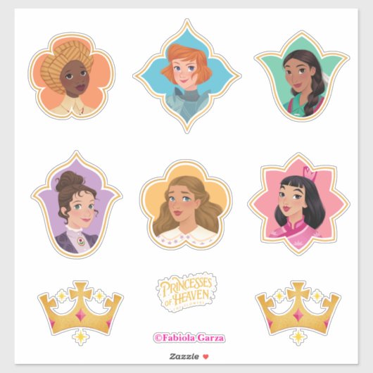 Princesses of Heaven™ Stickers シール (シート)