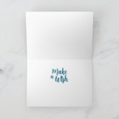 Princess's Birthday Dragon Folded Greeting Card カード (内部)