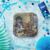 Princess's Birthday Dragon Folded Greeting Card ペーパープレート (パーティー)