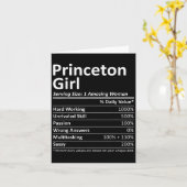 Princeton Girl Nj New Jersey Funny City Home Roots カード (黄色い花)