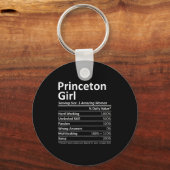 Princeton Girl Nj New Jersey Funny City Home Roots キーホルダー (正面)