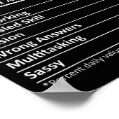 Princeton Girl Nj New Jersey Funny City Home Roots ポスター (角)