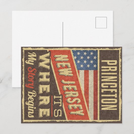 Princeton New Jersey ポストカード (正面/裏面)