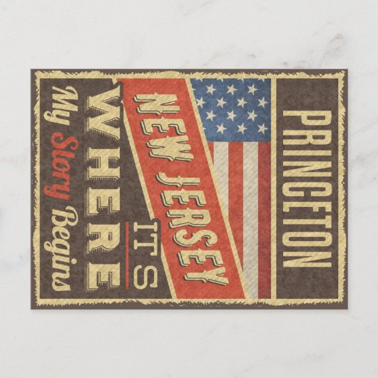 Princeton New Jersey ポストカード (正面)