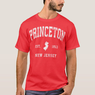 Princeton New Jersey Nj Vintage Athletic Sports fr Tシャツ