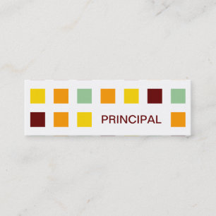 PRINCIPAL (モダン正方形) スキニー名刺