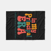 Principal In My Principal Era Back To School  フリースブランケット (正面(横))