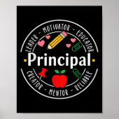 Principal Leader Motivator First Day Back To Schoo ポスター (正面)