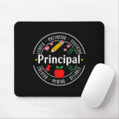 Principal Leader Motivator First Day Back To Schoo マウスパッド (マウス)