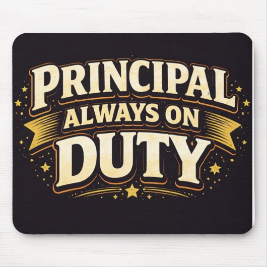 Principal: Nothing Is Simple | Funny Admin Gift マウスパッド (正面)