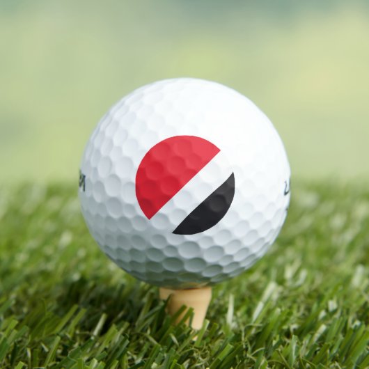 Principality of Sealand Flag ゴルフボール (インサイチュ 木)