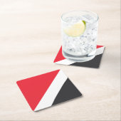 Principality of Sealand Flag スクエアペーパーコースター (インサイチュ)