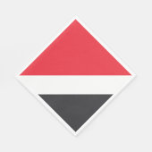 Principality of Sealand Flag スタンダードランチョンナプキン (角)