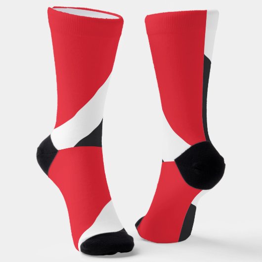 Principality of Sealand Flag ソックス (傾斜あり)