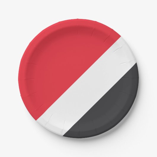 Principality of Sealand Flag ペーパープレート (正面)