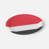 Principality of Sealand Flag ペーパープレート (アングル)