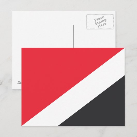 Principality of Sealand Flag ポストカード (正面/裏面)