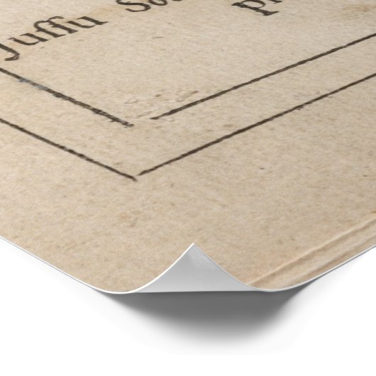 PRINCIPIA MATHEMATICA 1687のタイトルページ ポスター (角)