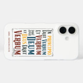 Principio Erat Verbum Bible Ververbumラテン語 Case-Mate iPhoneケース (裏面 (横))