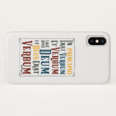 Principio Erat Verbum Latin Bible Verververseで Case-Mate iPhoneケース (裏面(横))