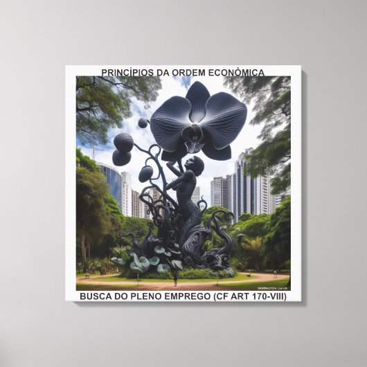 PRINCÍPIOS DA ORDEM ECONÔMICA - CANVAS esticada キャンバスプリント (正面)