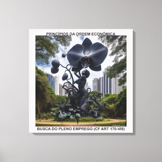 PRINCÍPIOS DA ORDEM ECONÔMICA - CANVAS esticada キャンバスプリント (正面)
