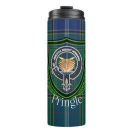 Pringle Scottish Clan Tartan and Crest タンブラー